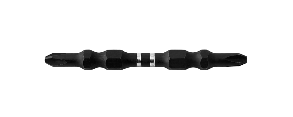 Cross impact screwdriver head