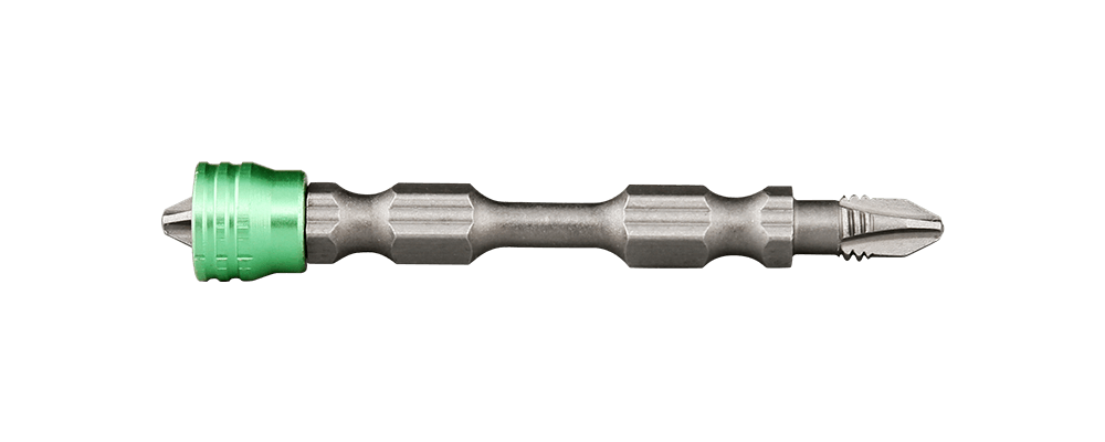Metal thread magnetic ring screwdriver head
