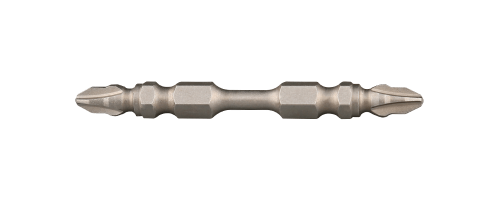 Double section screwdriver head (common body with flower head)